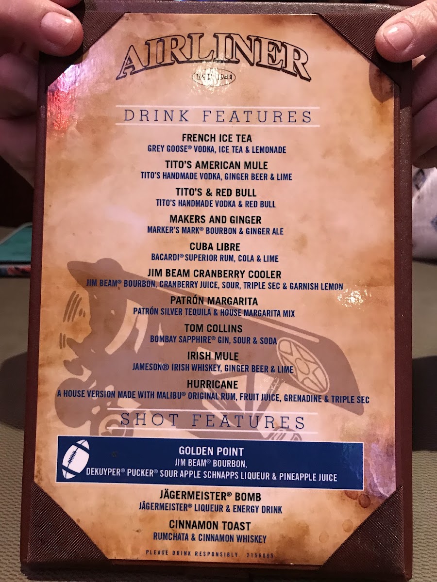 The Airliner Menu - Image 5