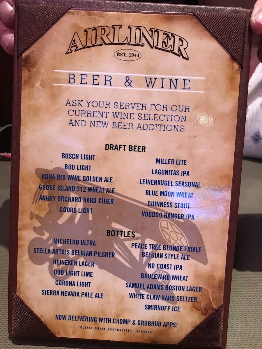 The Airliner Menu - Image 6